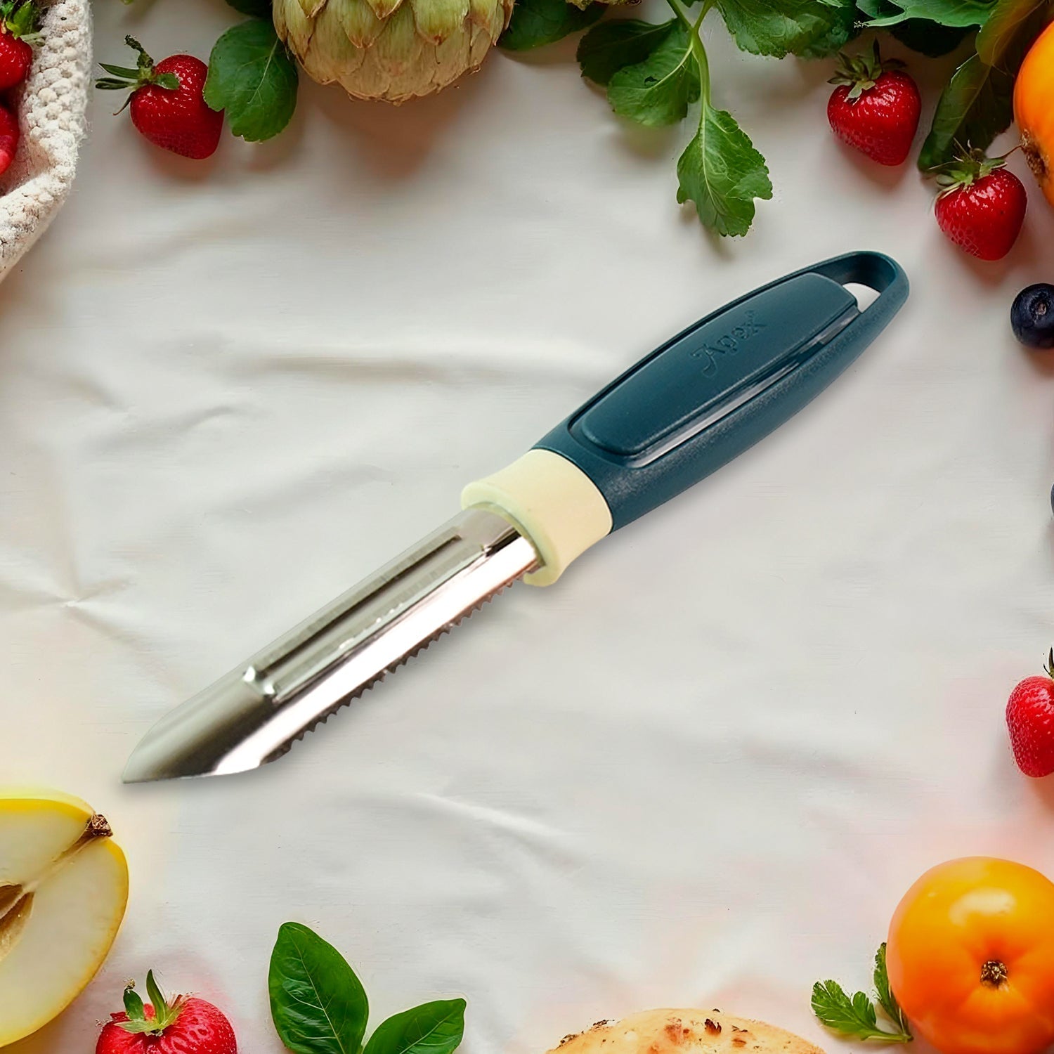 Apex Stainless Steel Blade Potato Peeler (1 Pc) Apex Stainless Steel Blade Potato Peeler (1 Pc)